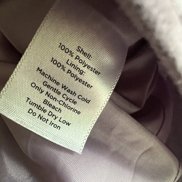 Talbots Lavender Blazer Womens 4 Petite Button Up Quilted Jacket Spring - Picture 10 of 12